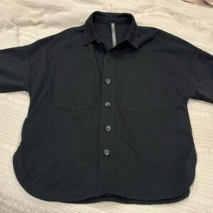 Vuori Mackenzie Shirt Jacket Washed Black Women’s XS/S